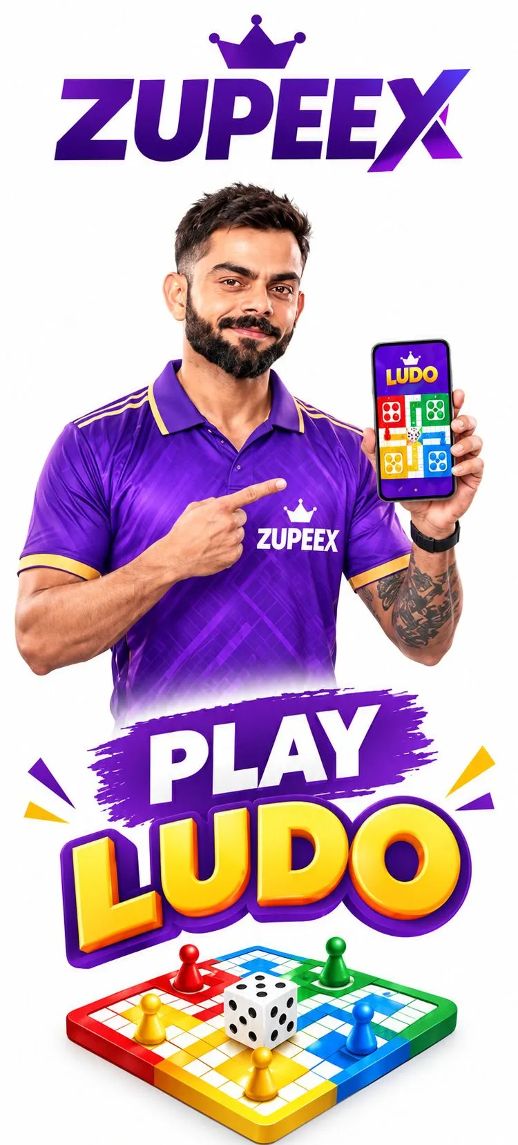 Zupeex Virat Kohli Ludo Game